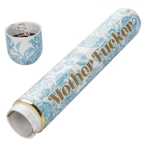 Голубой классический вибратор Naughty Bits Mother Fucker Personal Vibrator - 18 см. Голубой классический вибратор Naughty Bits Mother Fucker Personal Vibrator - 18 см.