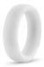 Белое люминесцентное эрекционное кольцо Silicone Glo Cock Ring