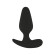Черная анальная вибропробка с управлением через приложение - 10,3 см. Черная анальная вибропробка с управлением через приложение - 10,3 см.