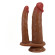 Анально-вагинальный фаллоимитатор Goran - 20 см.