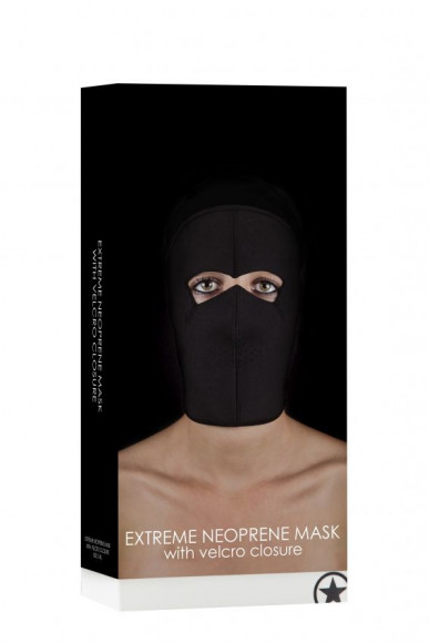 Маска на лицо Extreme Neoprene Mask with Velcro Closures с прорезью для глаз Маска на лицо Extreme Neoprene Mask with Velcro Closures с прорезью для глаз