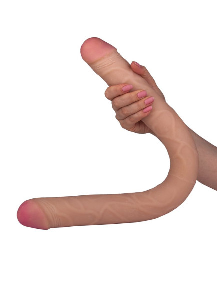 Крупный двусторонний фаллоимитатор - 55,5 см. Крупный двусторонний фаллоимитатор - 55,5 см.