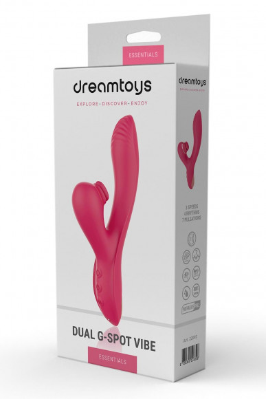 Розовый вибратор-кролик Dual G-Spot Vibe - 22,5 см. Розовый вибратор-кролик Dual G-Spot Vibe - 22,5 см.