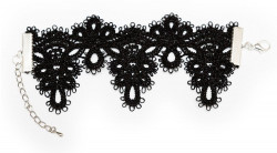 Чёрный кружевной браслет Delicati 2 Чёрный кружевной браслет Delicati 2