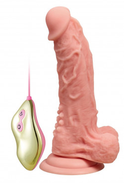 Телесный ротатор-реалистик Heating Andrew - 19,5 см.