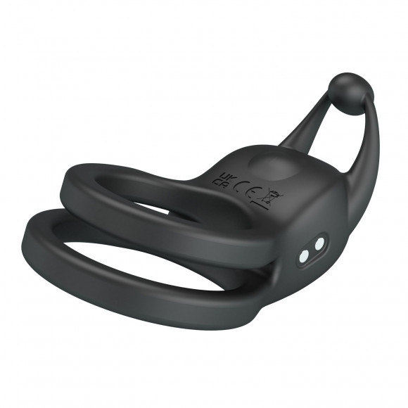 Черное перезаряжаемое виброкольцо Goodwin Черное перезаряжаемое виброкольцо Goodwin