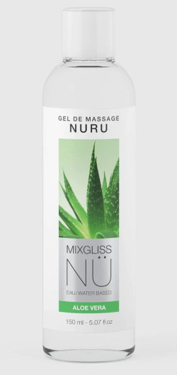 Массажный гель на водной основе Mixgliss NU Aloe Vera - 150 мл. Массажный гель на водной основе Mixgliss NU Aloe Vera - 150 мл.