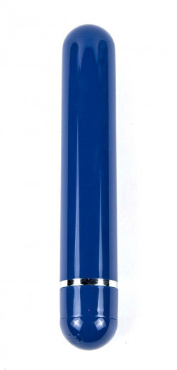 Синий вибратор The Modest One - 14,5 см. Синий вибратор The Modest One - 14,5 см.