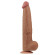 Коричневый фаллоимитатор 13.5 King Sized Sliding Skin Dual Layer Dong - 34 см. Коричневый фаллоимитатор 13.5 King Sized Sliding Skin Dual Layer Dong - 34 см.