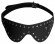 Черная маска на глаза с заклепками и шипами