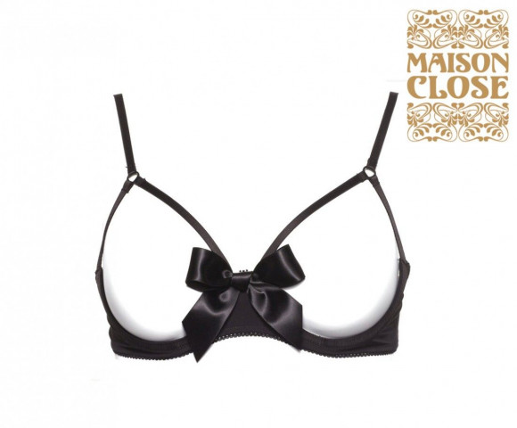 Открытый бюстгальтер Cupless bra with bow Petit secret Открытый бюстгальтер Cupless bra with bow Petit secret