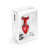 Красный анальный плаг Anni Magnet T1 Red Cristal/black с 2 заменяемыми кристаллами - 6 см.