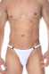 Белые мужские трусы-танга Белые мужские трусы-танга