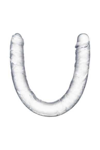 Прозрачный двухсторонний фаллоимитатор Double Dildo - 40 см. Прозрачный двухсторонний фаллоимитатор Double Dildo - 40 см.