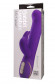 Фиолетовый вибратор со стимулятором клитора - 22 см. Фиолетовый вибратор со стимулятором клитора - 22 см.