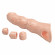 Телесный фаллоудлинитель с 3 вставками - 28 см. Телесный фаллоудлинитель с 3 вставками - 28 см.