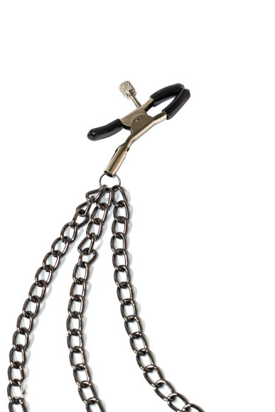 Зажимы на соски Uncensored с тройной цепочкой Зажимы на соски Uncensored с тройной цепочкой