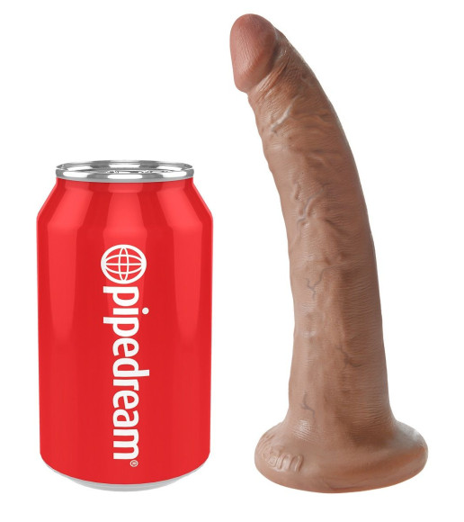 Фаллоимитатор-мулат с присоской 7 Cock - 17,8 см. Фаллоимитатор-мулат с присоской 7 Cock - 17,8 см.