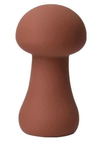 Коричневый перезаряжаемый клиторальный стимулятор-грибочек Mushroom Коричневый перезаряжаемый клиторальный стимулятор-грибочек Mushroom