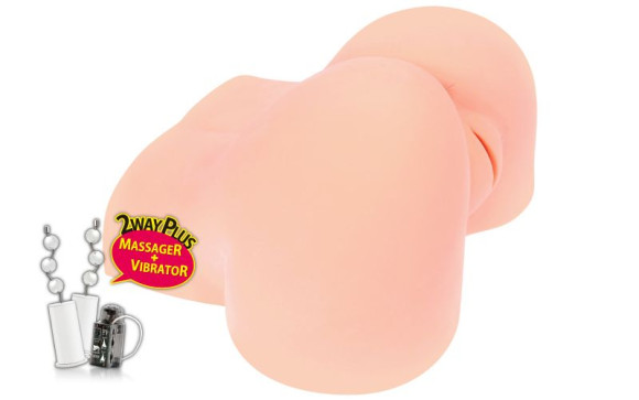 Мастурбатор-полуторс Alice с вибрацией и ротацией Мастурбатор-полуторс Alice с вибрацией и ротацией