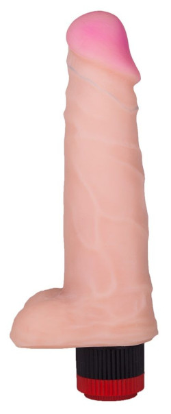 Вибратор-реалистик ART-Style №8 с мошонкой - 21 см. Вибратор-реалистик ART-Style №8 с мошонкой - 21 см.