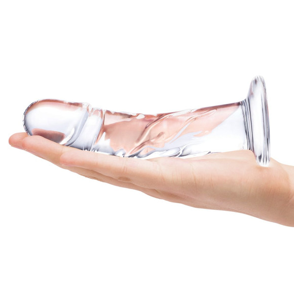 Стеклянный фаллоимитатор из стекла 7’’ Curved Realistic Glass Dildo With Veins - 15,9 см. Стеклянный фаллоимитатор из стекла 7’’ Curved Realistic Glass Dildo With Veins - 15,9 см.