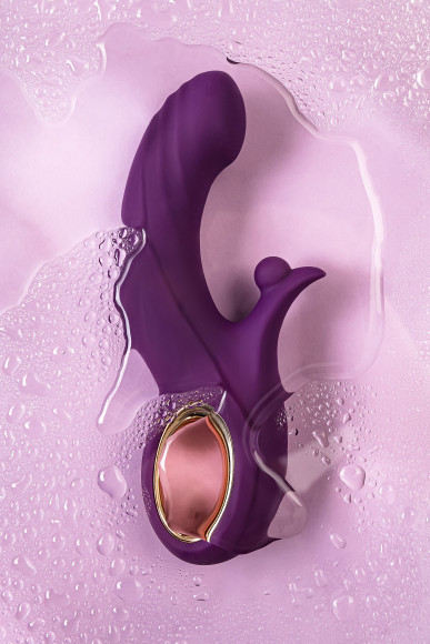 Фиолетовый вибратор Julli с функций Up&Down - 20,5 см. Фиолетовый вибратор Julli с функций Up&Down - 20,5 см.