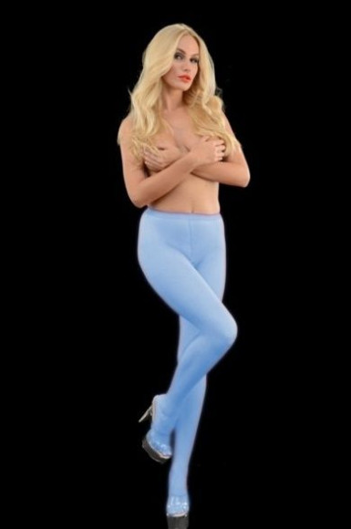 Оригинальные колготы с вырезом в зоне бикини Оригинальные колготы с вырезом в зоне бикини