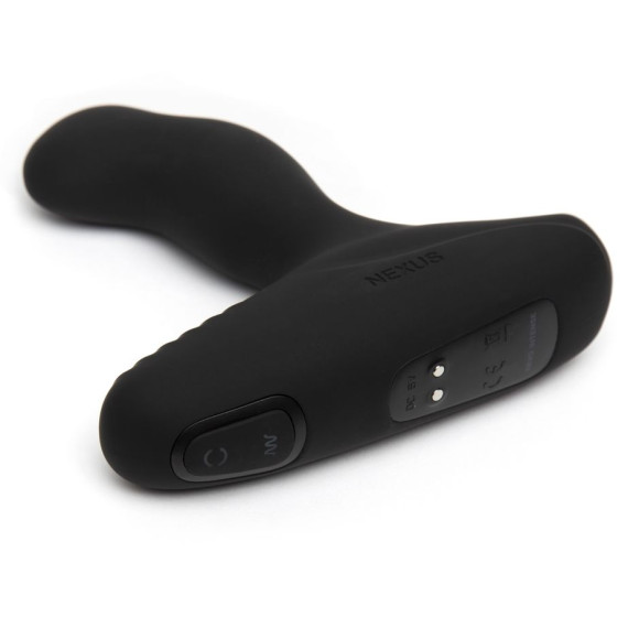 Чёрный массажер простаты NEXUS REVO INTENSE 2.0 с вращающейся головкой Чёрный массажер простаты NEXUS REVO INTENSE 2.0 с вращающейся головкой