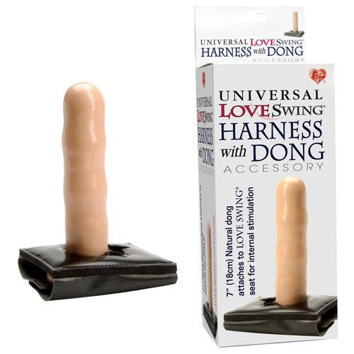 Телесный фаллоимитатор с креплением на качели Love Swing - 18 см. Телесный фаллоимитатор с креплением на качели Love Swing - 18 см.