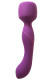 Фиолетовый двусторонний вибромассажер Heating Wand с нагревом - 22 см. Фиолетовый двусторонний вибромассажер Heating Wand с нагревом - 22 см.
