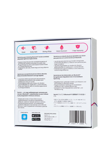 Виброзажимы для сосков Gemini Виброзажимы для сосков Gemini