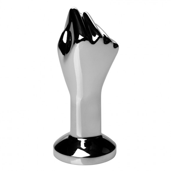 Анальный стимулятор в виде сомкнутой руки Masters The Commander Mini Fist Plug - 8,8 см.