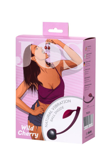 Бордовая вагинальная вишенка WILD CHERRY - 13 см. Бордовая вагинальная вишенка WILD CHERRY - 13 см.