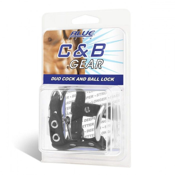 Утяжка на пенис на замочке Duo Cock And Ball Lock Утяжка на пенис на замочке Duo Cock And Ball Lock