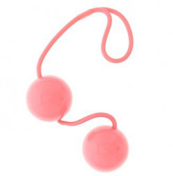 Розовые вагинальные шарики GOOD VIBES PERFECT BALLS на мягкой сцепке Розовые вагинальные шарики GOOD VIBES PERFECT BALLS на мягкой сцепке