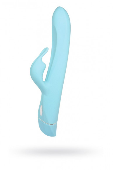 Голубой вибратор OVO K6 с клиторальным стимулятором Голубой вибратор OVO K6 с клиторальным стимулятором