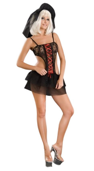 Женский костюм готической невесты Женский костюм готической невесты