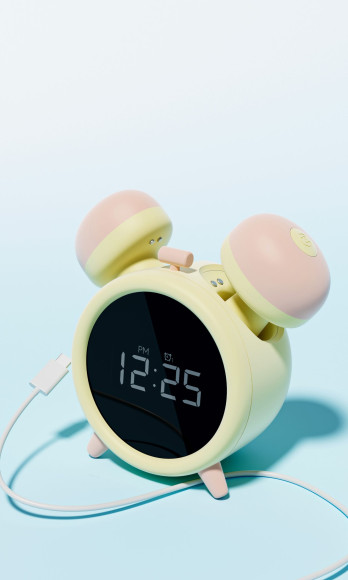 Умный стимулятор-будильник Naughty Clock с вакуумной стимуляцией и вибрацией Умный стимулятор-будильник Naughty Clock с вакуумной стимуляцией и вибрацией