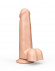 Фаллоимитатор на присоске телесного цвета - 16,5 см.