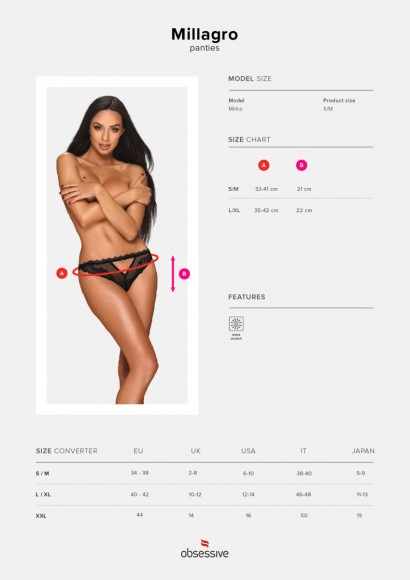 Оригинальные трусики Millagro с цепочкой Оригинальные трусики Millagro с цепочкой