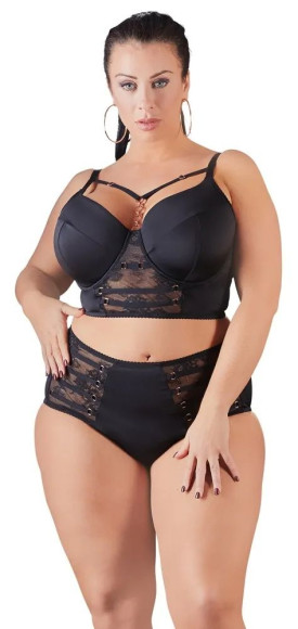 Женские трусы с кружевными вставками и кольцами Женские трусы с кружевными вставками и кольцами