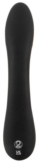 Черный вибратор-кролик с электростимуляцией E-Stim Rabbit Vibrator - 20,5 см.