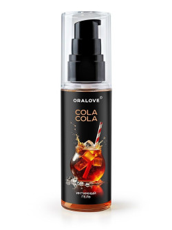 Съедобная смазка на водной основе с ароматом колы - 60 гр.