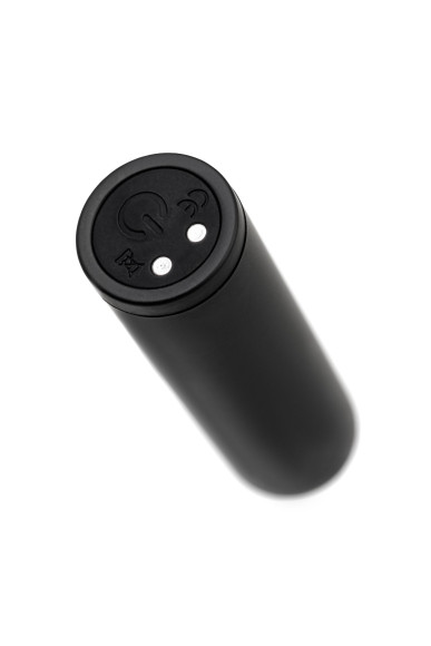 Черная перезаряжаемая вибропуля RealStick CALIBER - 7 см. Черная перезаряжаемая вибропуля RealStick CALIBER - 7 см.