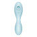 Голубой вакуум-волновой вибростимулятор Curvy Trinity 5+