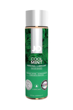 Лубрикант на водной основе с ароматом мяты JO Flavored Cool Mint H2O - 120 мл.
