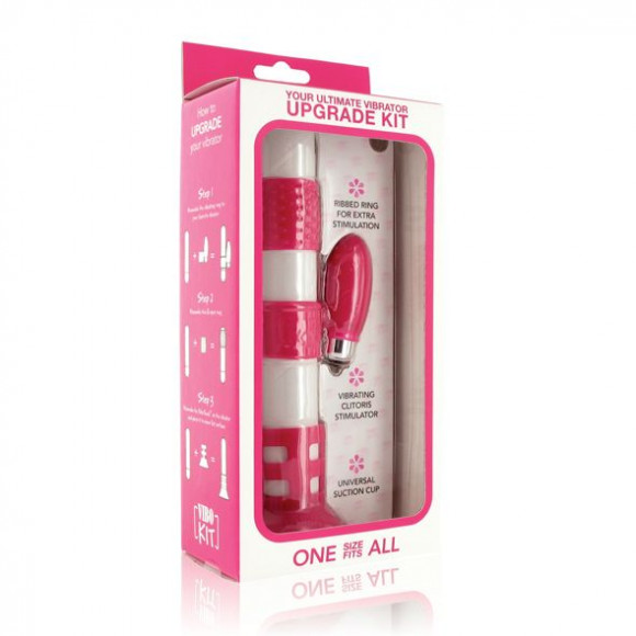 Набор розовых насадок на вибратор Vibrator Upgrade Kit Набор розовых насадок на вибратор Vibrator Upgrade Kit