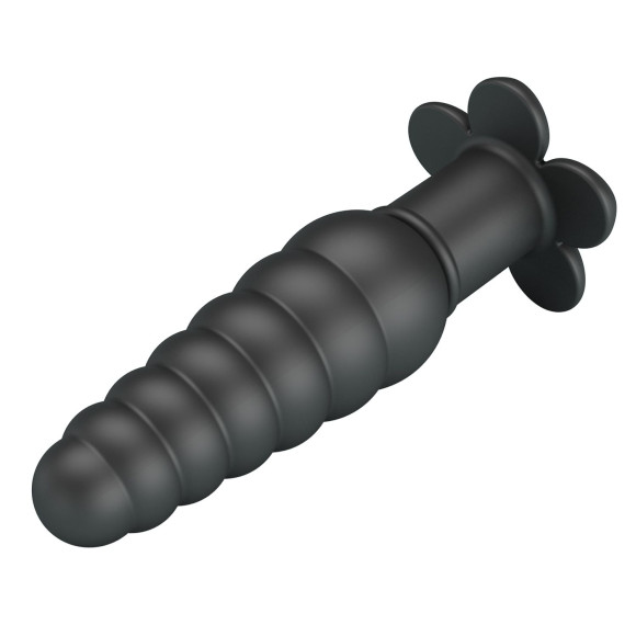 Черный анальный вибростимулятор Imron - 11 см. Черный анальный вибростимулятор Imron - 11 см.