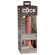 Телесный вибратор 7  Vibrating Silicone Dual Density Cock with Remote с пультом ДУ - 21 см.